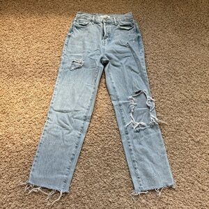 PacSun straight leg mom jeans size 25